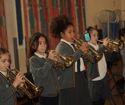 Young brass players
